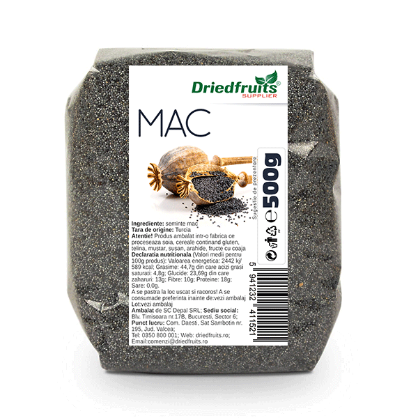 Mac Driedfruits – 500 g Dried Fruits Cereale & Leguminoase & Seminte
